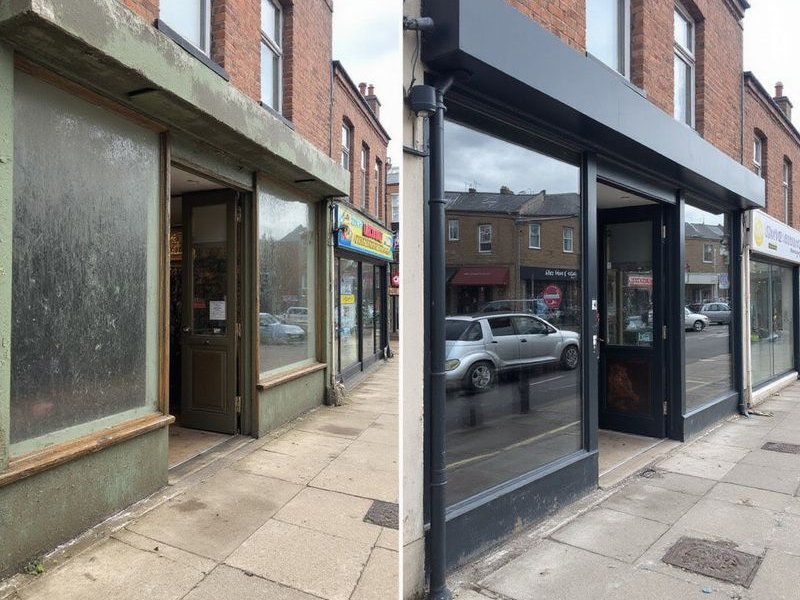 Commercial Building Washing result 1