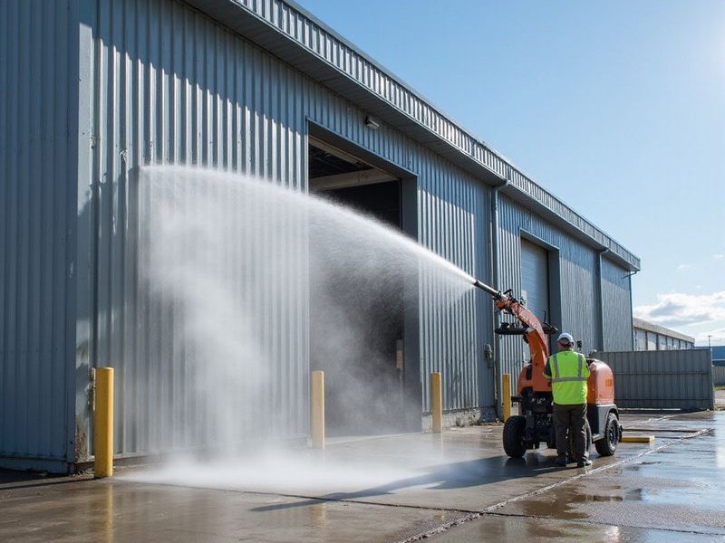 Commercial Building Washing result 2